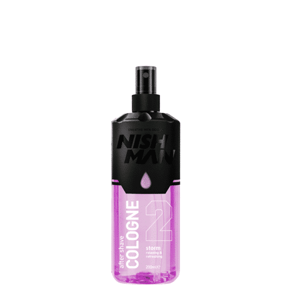 NISHMAN 02 After Shave Këln 70° Alkohol desinfizierend - Storm 200 ml